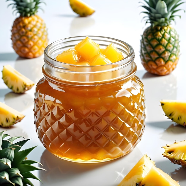 La confiture d'ananas