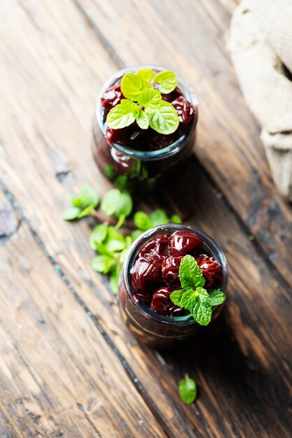 Confiture de cerises maison