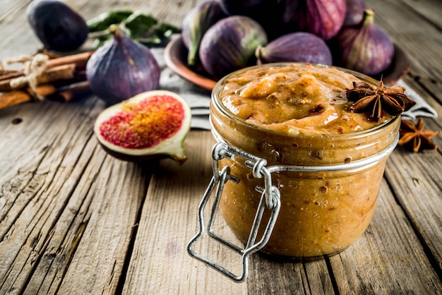 Photo confiture de figues maison