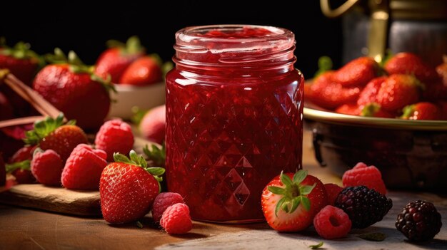 confiture de fraises