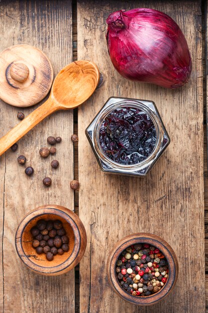 Confiture d'oignon ou confiture d'oignon