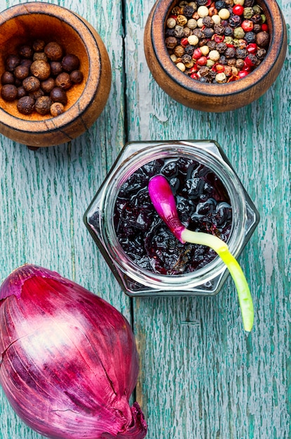 Confiture d'oignon ou confiture d'oignon