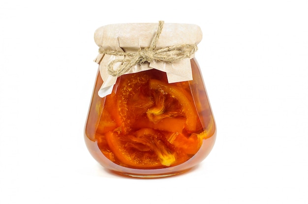 Confiture d'orange isolée