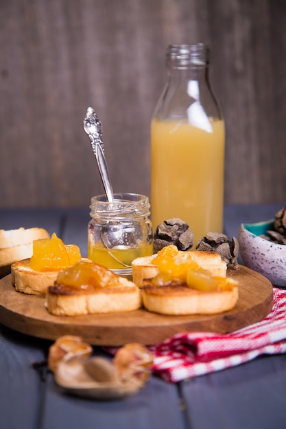 Confiture de poire et d'orange