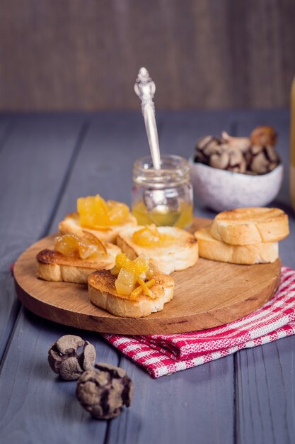 Confiture de poire et d'orange