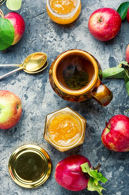 Confiture de pomme fraîche