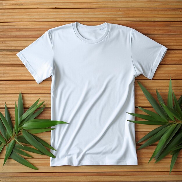 Photo le confort du coton explore l'attrait des t-shirts classiques