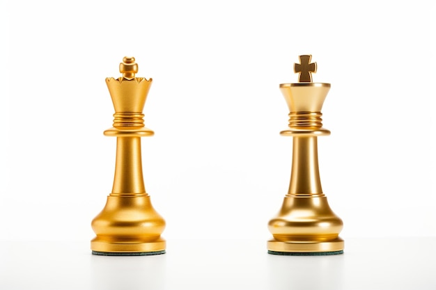 La confrontation d'échecs de la Reine