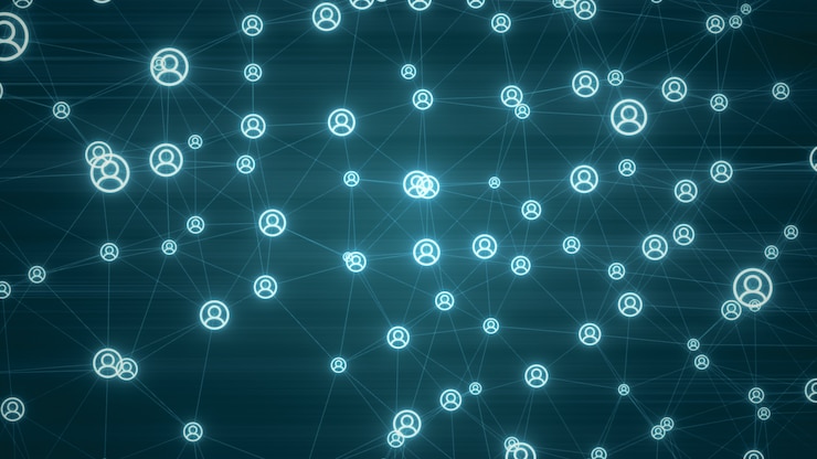 Photo connecter les gens sur internet