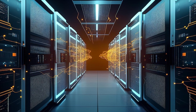 Connectivité réseau dans les centres de données de serveurs et les systèmes de stockage ainsi que l'IA générative
