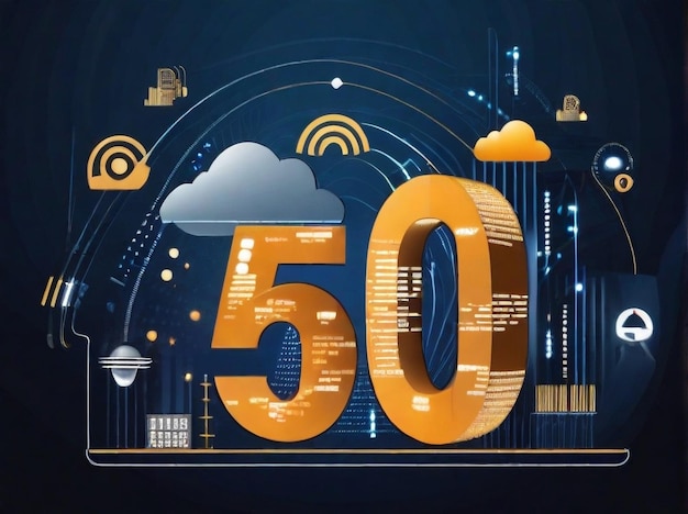 Connexion au réseau de communication 5G pour Internet