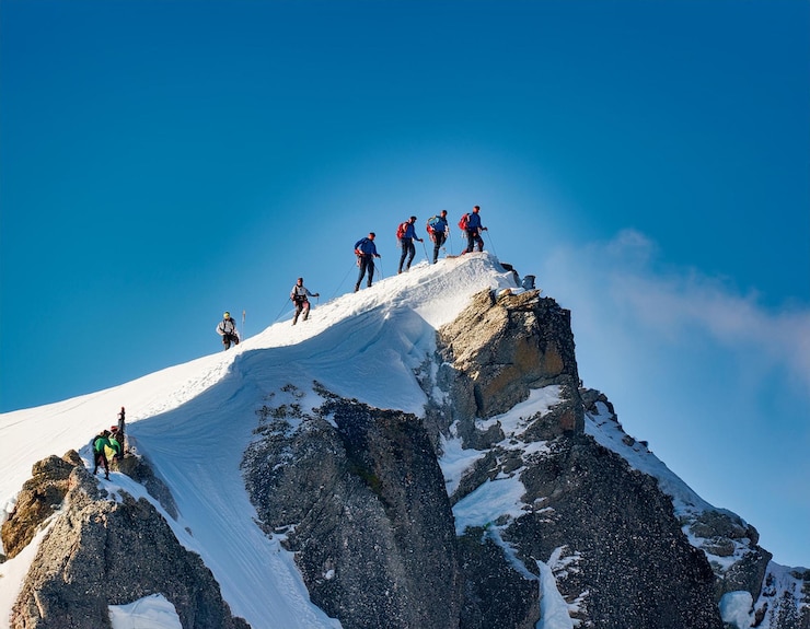 Photo la conquête du sommet