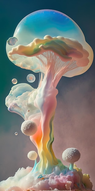 La conscience rococo le mycélium le cerveau les champignons radioactifs