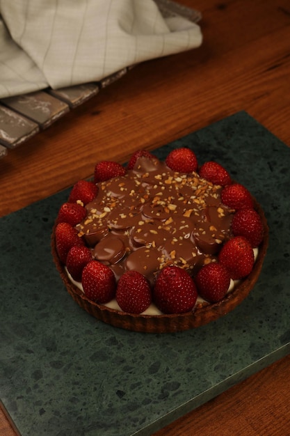 Conseil avec un délicieux gâteau sur table