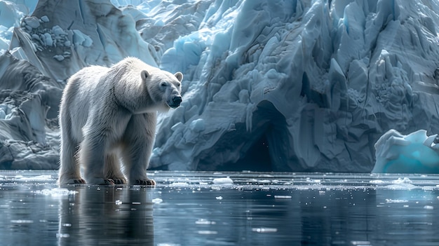 Conséquences du réchauffement climatique Retrait des glaciers et perte d'habitat polaire