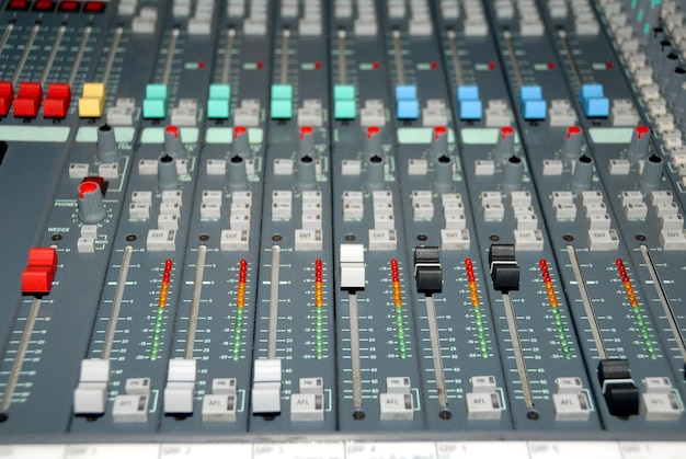 Console De Mixage Sonore