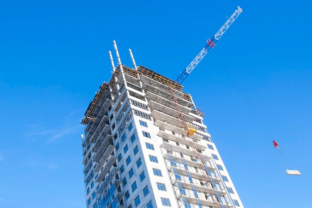 Construction d'un immeuble résidentiel de grande hauteur