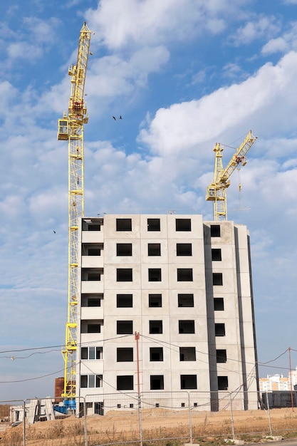 Construction d'une maison neuve