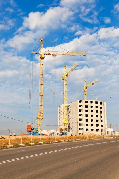 Construction d'une maison neuve