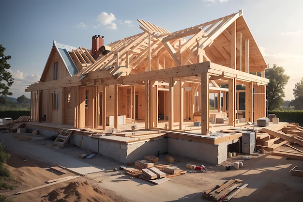 Construction de la maison