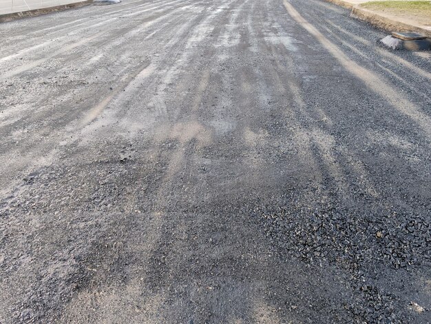 Construction de routes avec de l'asphalte