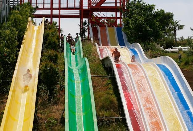 Constructions d'Aquapark en piscine