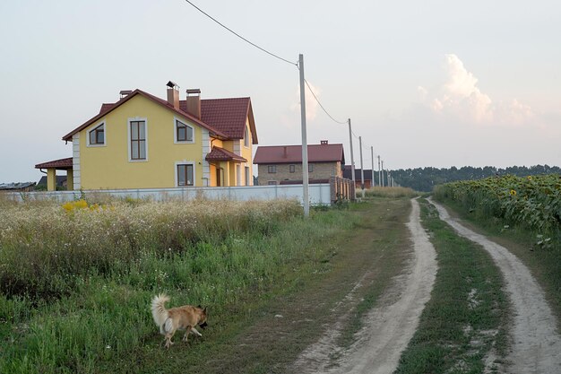 Construire une maison dans les champs