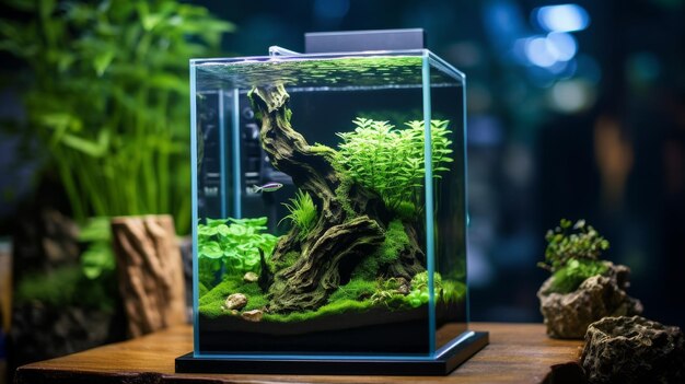 Construisez un beau jardin sous-marin dans votre aquarium