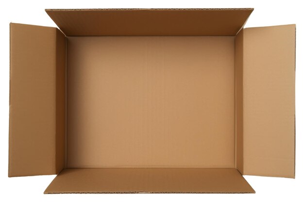 Container de simplicité en boîte en carton PNG