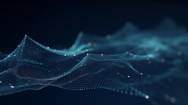 Contexte abstrait du concept de cybersécurité