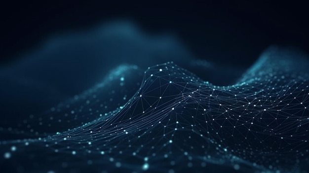 Contexte abstrait du concept de cybersécurité