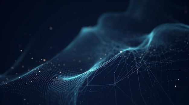 Contexte abstrait du concept de cybersécurité