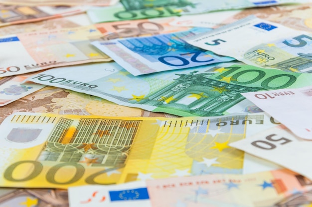 Contexte des billets en euros