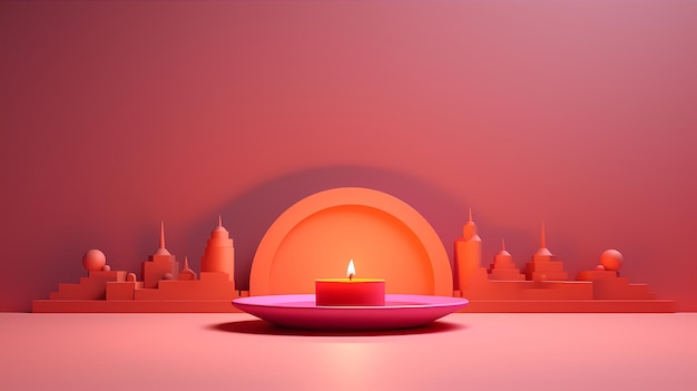 Photo le contexte de diwali et les bonbons