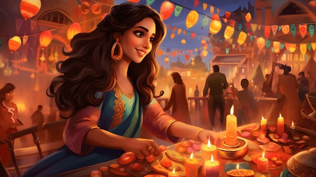 Le contexte de Diwali