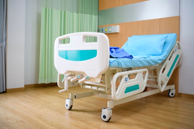 Contexte du lit du patient dans le concept de soins de santé hospitaliers