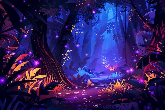 Le contexte de la forêt mystique