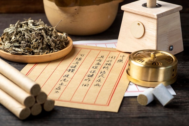 Contexte de la moxibustion et de la phytothérapie chinoise