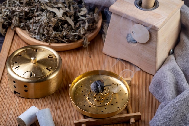 Contexte de la moxibustion et de la phytothérapie chinoise