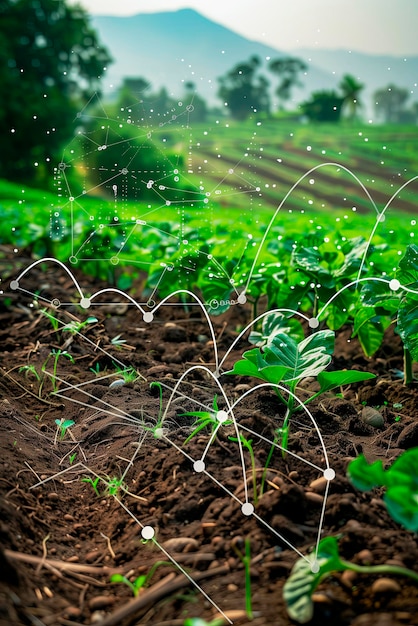 contexte pour les services divers de numérisation pour l'agriculture