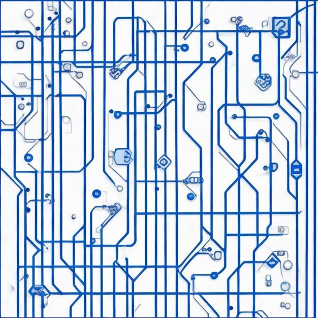 Photo contexte de la technologie de carte de circuit moderne