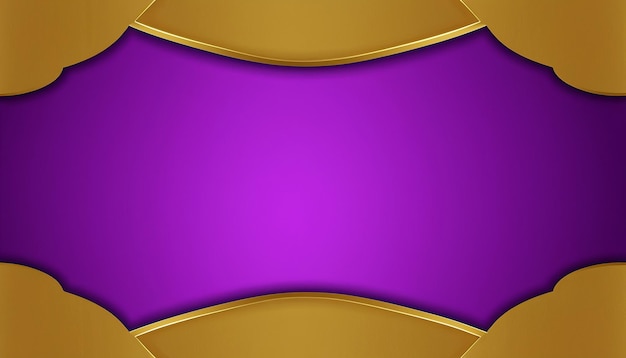 Contour violet et or design de luxe décoration de papier peint de fond