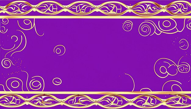 Contour violet et or design de luxe décoration de papier peint de fond