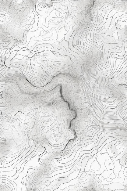 Photo contours topographiques de la carte illustration du stock