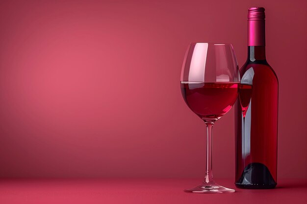 Le contraste du vin rouge audacieux par rapport à un fond vibrant et texturé