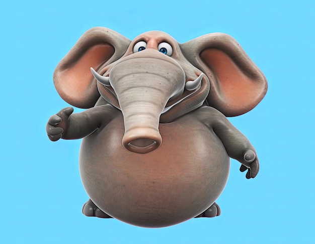 Une conversation d'éléphant amusante