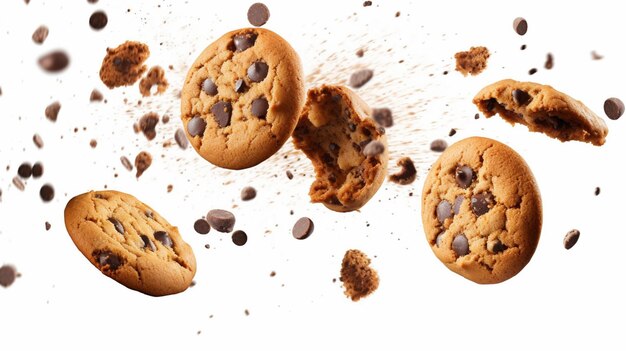 Les cookies aux pépites de chocolat afectés tombent dans l'air générative ai