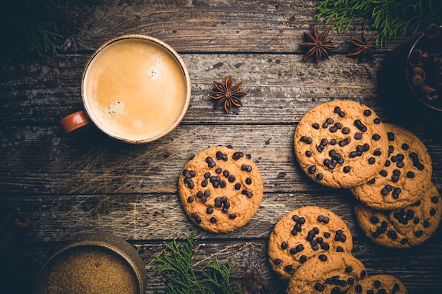 les cookies aux pépites de chocolat