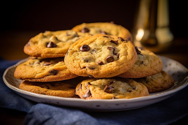 les cookies aux pépites de chocolat