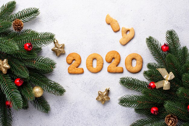 Cookies du Nouvel An en forme 2020